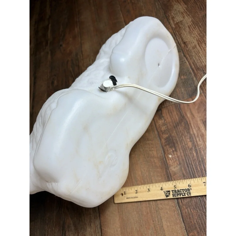 - Vintage Empire Lighted Sheep Lamb Christmas Nativity Blow Mold